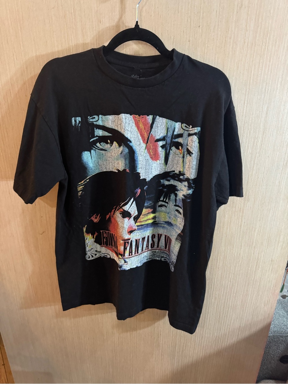 Men’s Strike Anywhere Final Fantasy VII Black Graphic Tee Size Medium